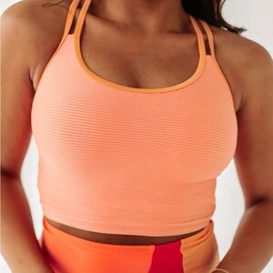 PEACHY PARADISE DOUBLE STRAP TOP
| Livy&Kate Ribbed Bikini Top, M